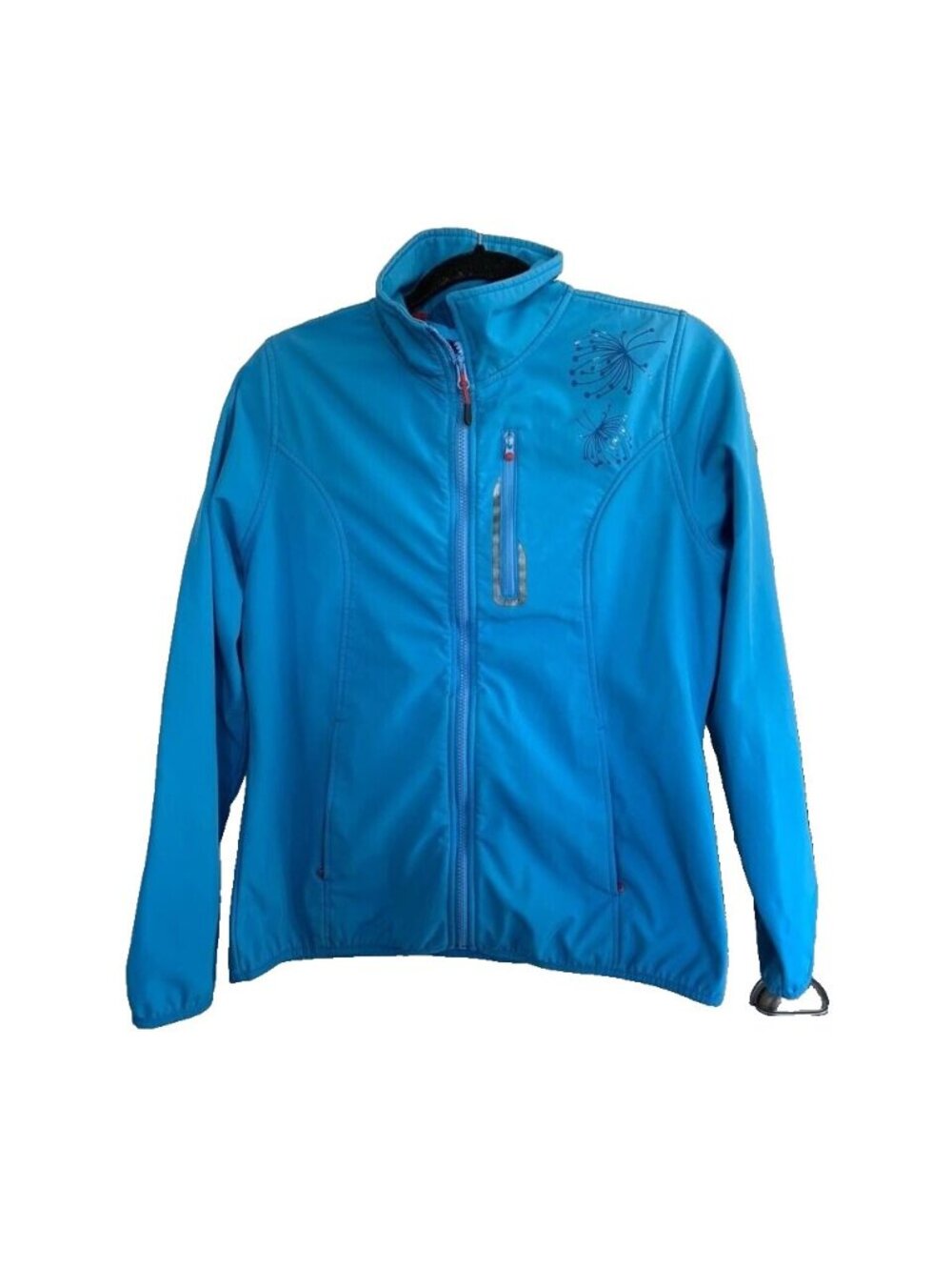 Cabela's Women's M Soft Shell Blue Outdoor Jacket Coat
